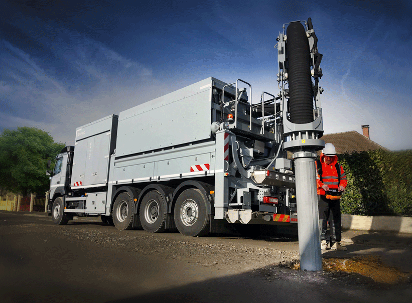 Image de l'article Le camion aspirateur, l’outil polyvalent au service de vos chantiers